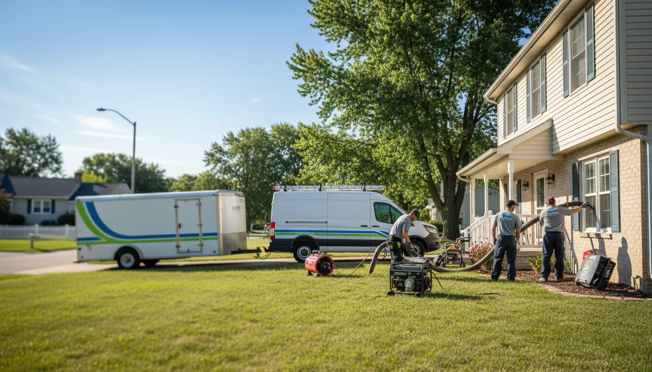 Flooded Basement Restoration And Cleanup With Repair in Miller City, OH near me